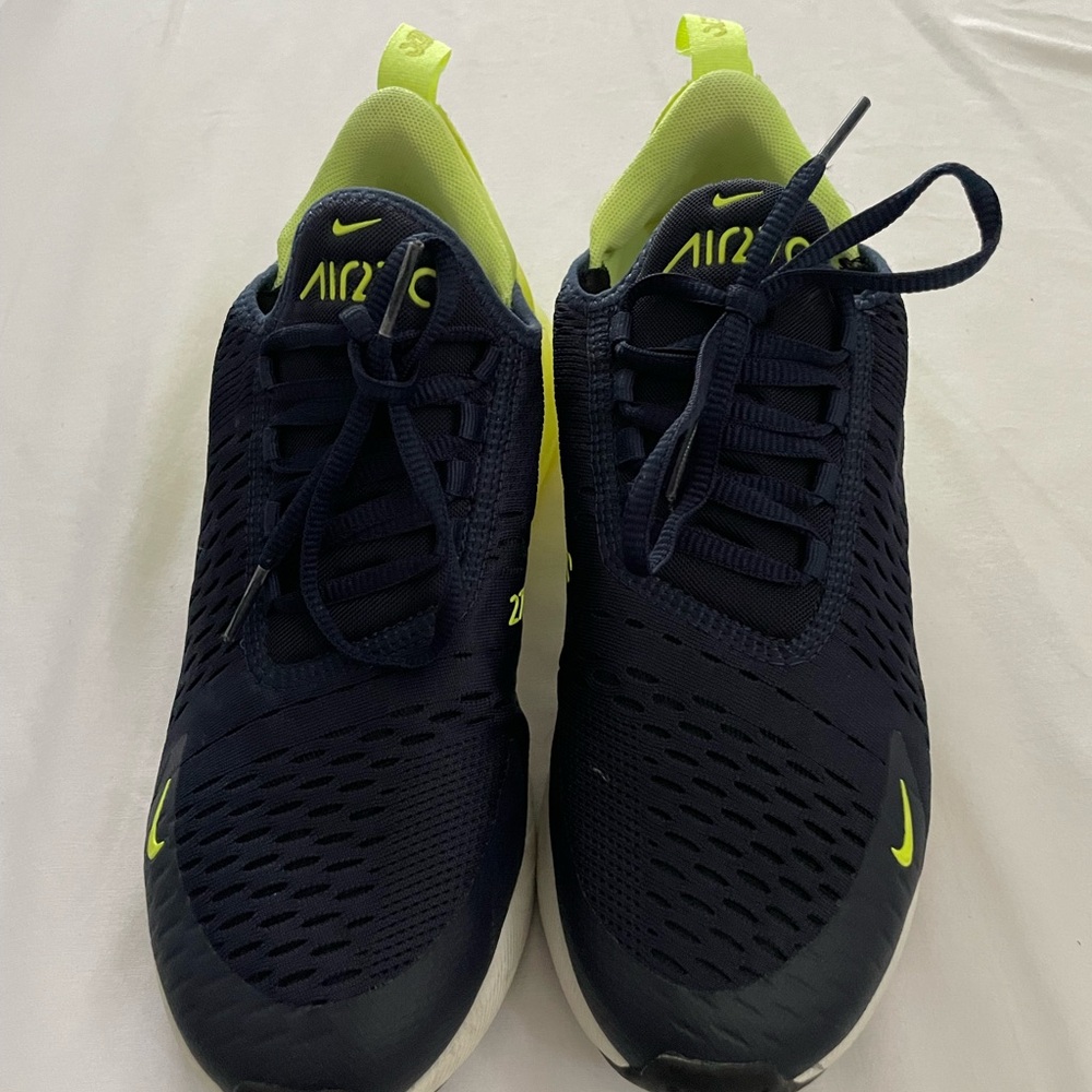 Nike Air Zoom Sneakers in Navy and Neon Green